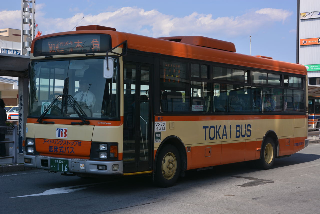 沼津登山東海バス いすゞエルガミオ 628号車 月見里停留所