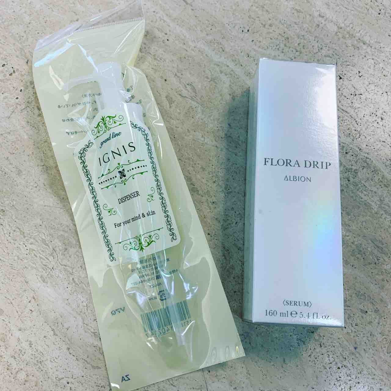 大人気のフローラドリップ。ディスペンサーをつけると、とっても使い