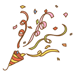 クラッカーのイラスト
