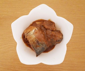 CoCo壱番屋監修さばカレーを皿に盛った写真