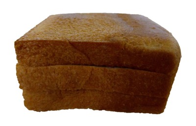 Oquinho（オキーニョ）エキュート品川店の毎日の食パン（半斤）を袋から出した写真