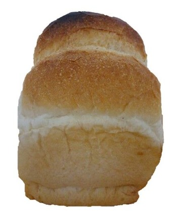 BAGEL8744(ベーグルハナヨシ)のプレーン食パンを後ろから見た写真