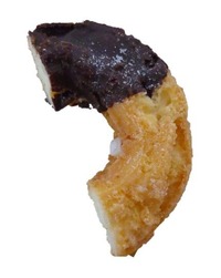 FAMIMA BAKERYのオールドファッションドーナツを凍らせた写真