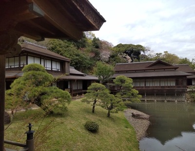 三渓園の臨春閣の写真