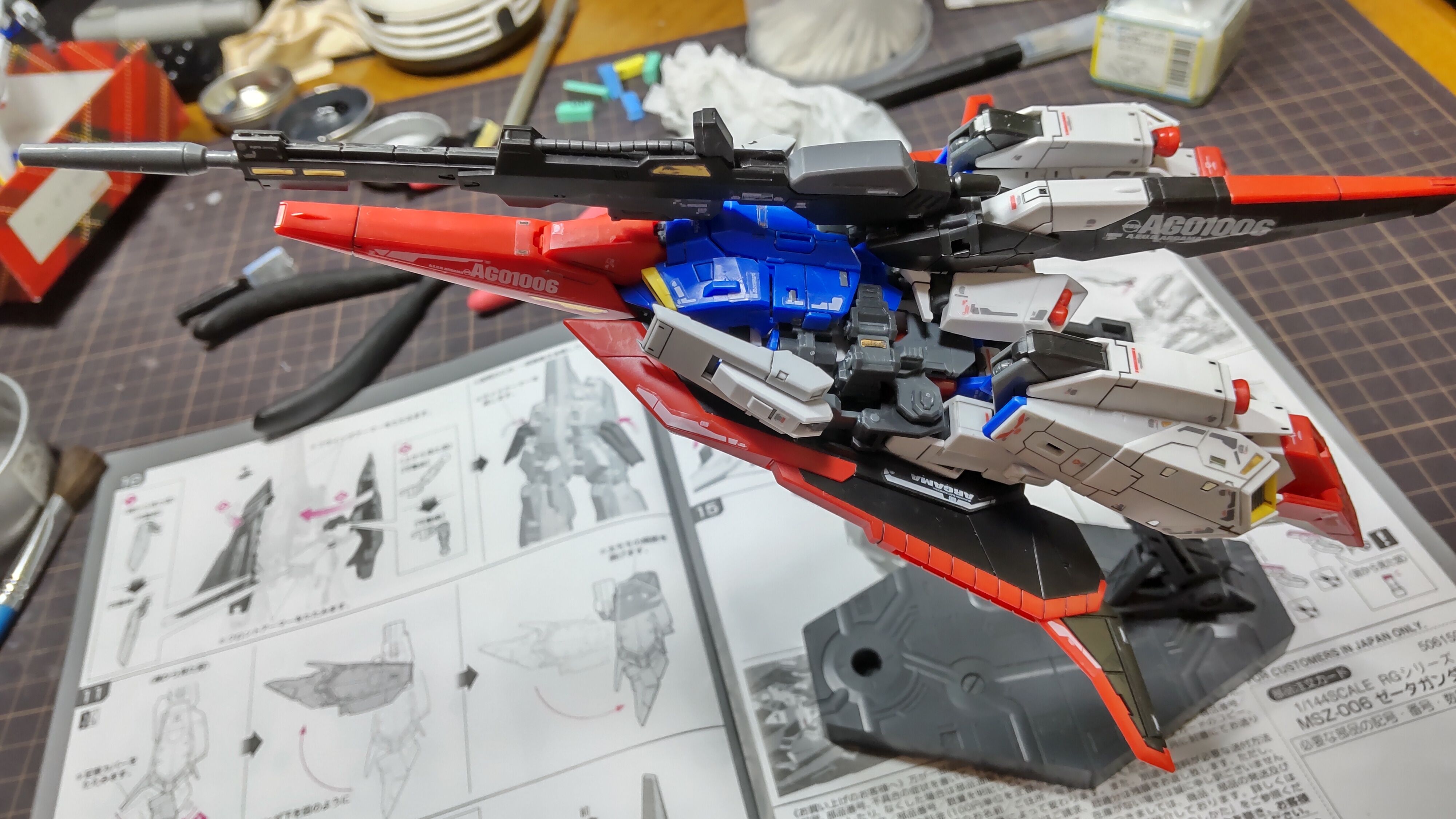 ガンプラ Rg Zガンダム その5 気の向くままに趣味三昧