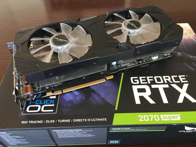 RTX2070 SUPERを中古で購入 : しまDiary RTX2070 SUPERを中古で購入 : しまDiary