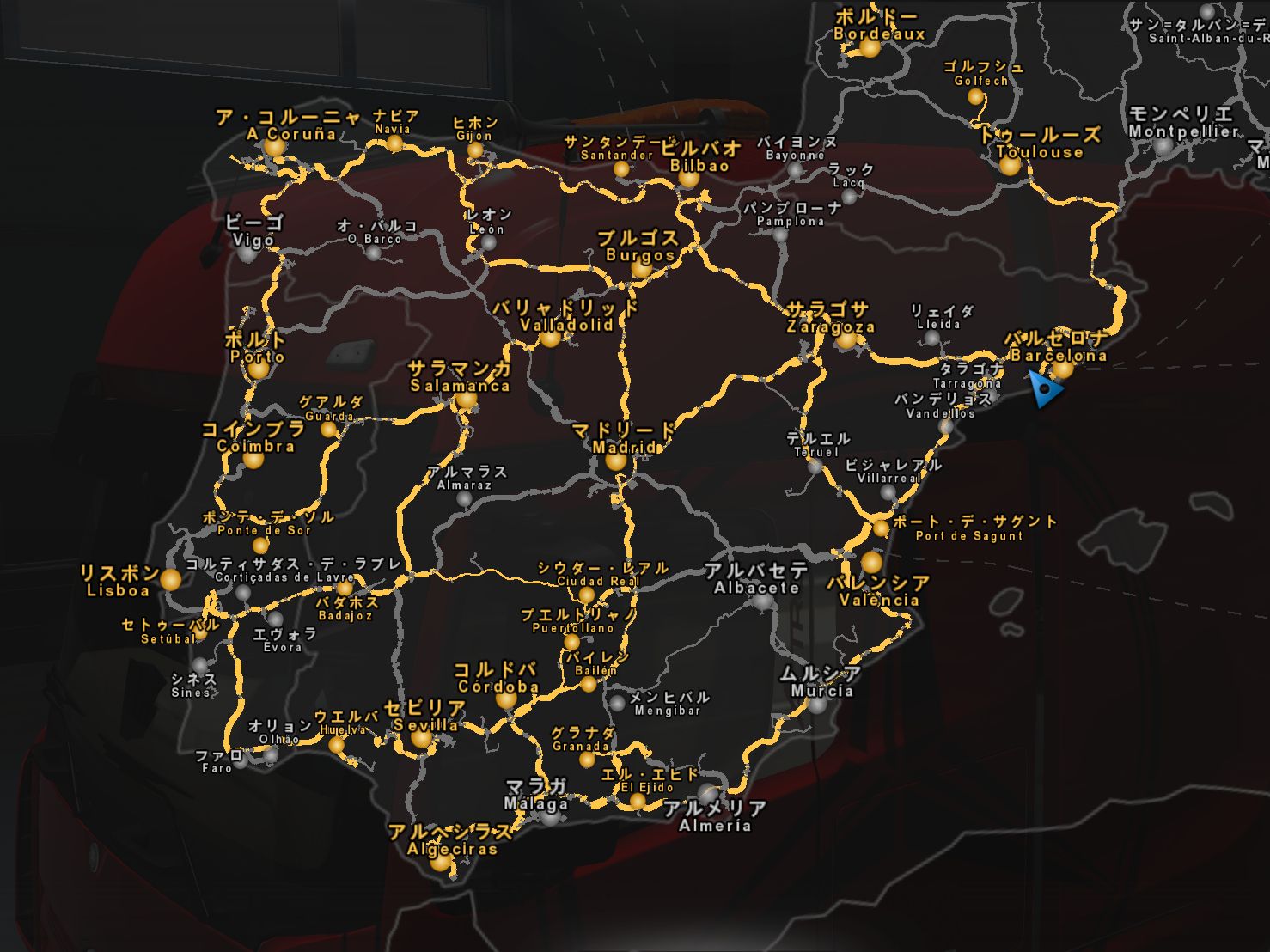 新dlc イベリア でスペインを走る Ets2 しまdiary