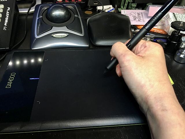ペンタブをマウス代わりに使う しまdiary