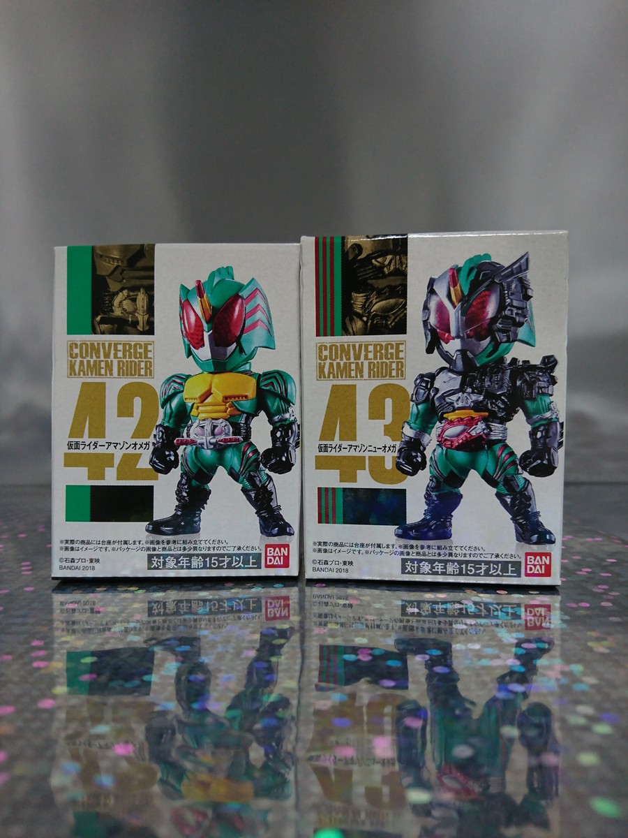 CONVERGE KAMEN RIDER 42-仮面ライダーアマゾンオメガ 43-仮面ライダー 