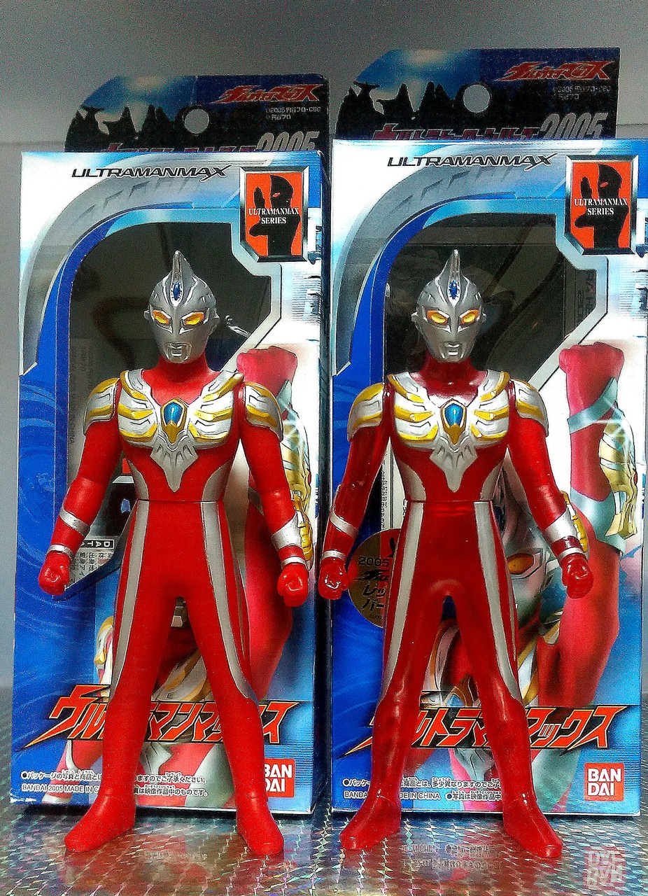 ウルトラヒーローシリーズ ウルトラマンマックス レッドクリアver. & 通常版 ウルトラヒーローシリーズ ウルトラマンマックス レッドクリアver. & 通常版