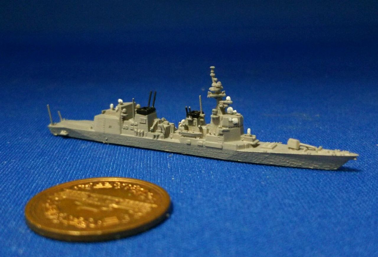 1 00 あきづき型護衛艦を塗ってみる 幕之内弁当三次元造形のblog