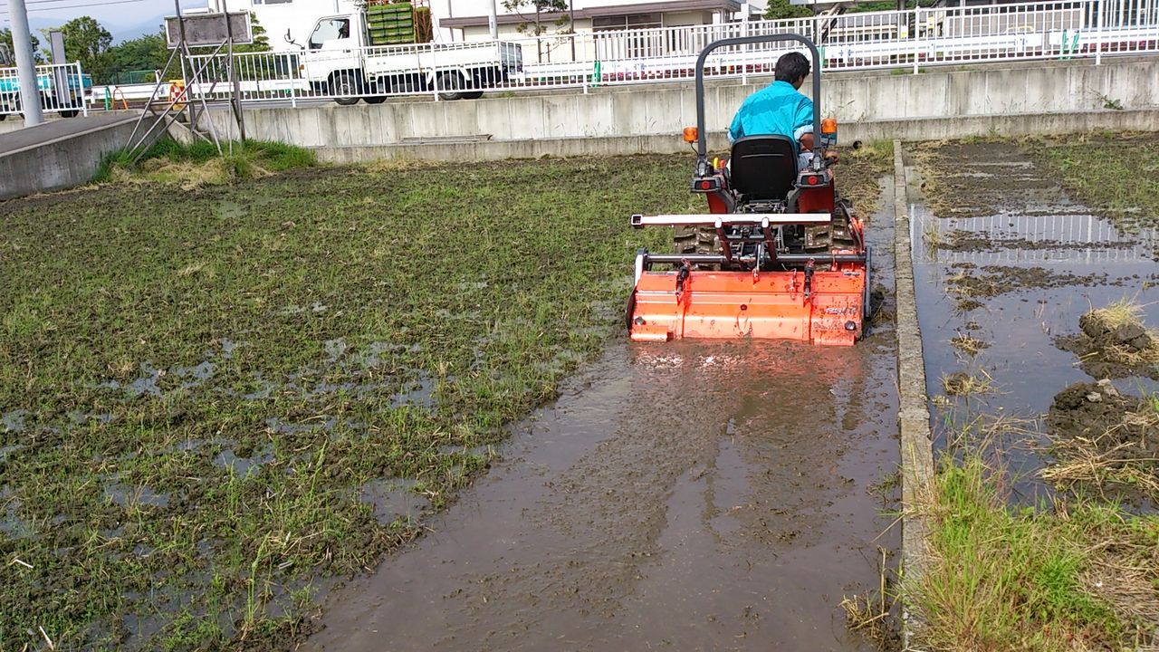代かき しろかき 行い田植え準備万端 たんぼの恵を感じる会