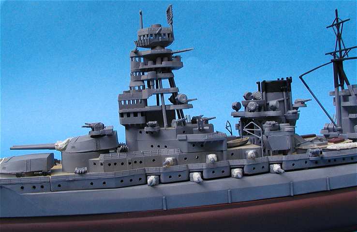 ◉戦艦長門(NICHIMO 1/500)2006年5月完成 : T.M.のプラモMUSEUM ◉戦艦長門(NICHIMO 1/500)2006年5月完成 : T.M.のプラモMUSEUM