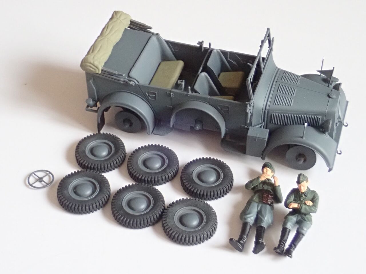 ▶︎ホルヒKfz.15 （TAMIYA/ITALAEREI 1/35） 製作工程2 基本塗装完了