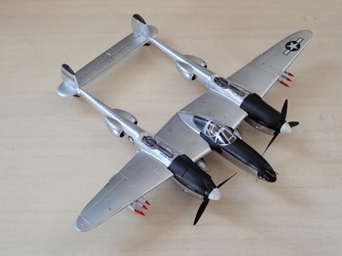 Tmのプラモmuseum P38lライントニング（hasegawa 172） 2023年1月収録（完成は2022年5月4日以前） 