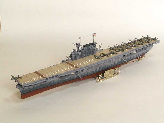 ◉航空母艦CV-8ホーネット（REVELL 1/480）2006年10月完成