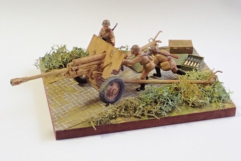◉76.2mm野砲 ZIS-3 （ITALERI 1/35）1976年ごろに製作し、2022