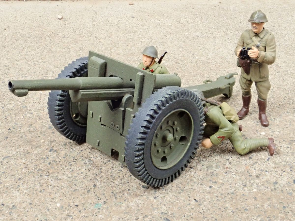 ◉シュナイダー 75mm野砲 M97/31（TOM 1/35）2004年2月完成 : T.M.の