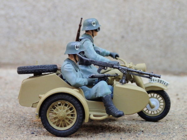 ◉BMW R75サイドカーセット（TAMIYA 1/35 MM16）1990年代に製作