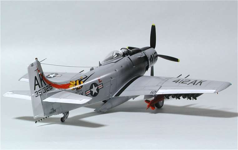 ◉A-1H スカイレイダー（MONOGRAM 1/48）2007年1月完成 : T.M.のプラモ