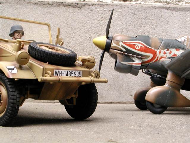 ◉キューベルワーゲン82型 RC（TAMIYA 1/16）2005年1月完成 : T.M.の