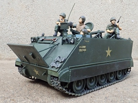 ◉機甲兵員輸送車M113(TAMIYA 1/35 MM40) 1978年ごろ製作 ◉機甲兵員輸送車M113(TAMIYA 1/35 MM40) 1978年ごろ製作