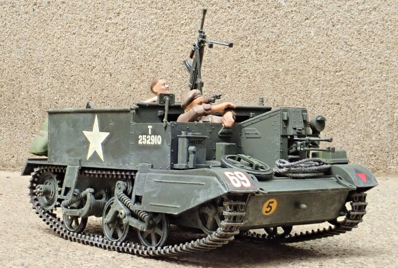 ☆タミヤ1/35「ブレンガンキャリアー・37mm砲搭載」改造ジオラマ仕立て