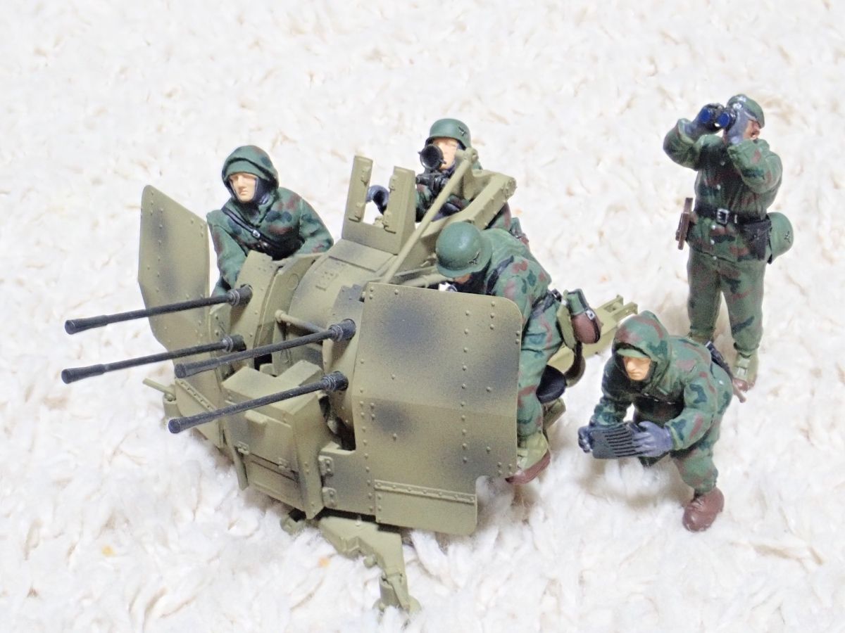 Amazon.co.jp: 920 ヴィルベルヴィント20mm4連高射砲38型 1/35