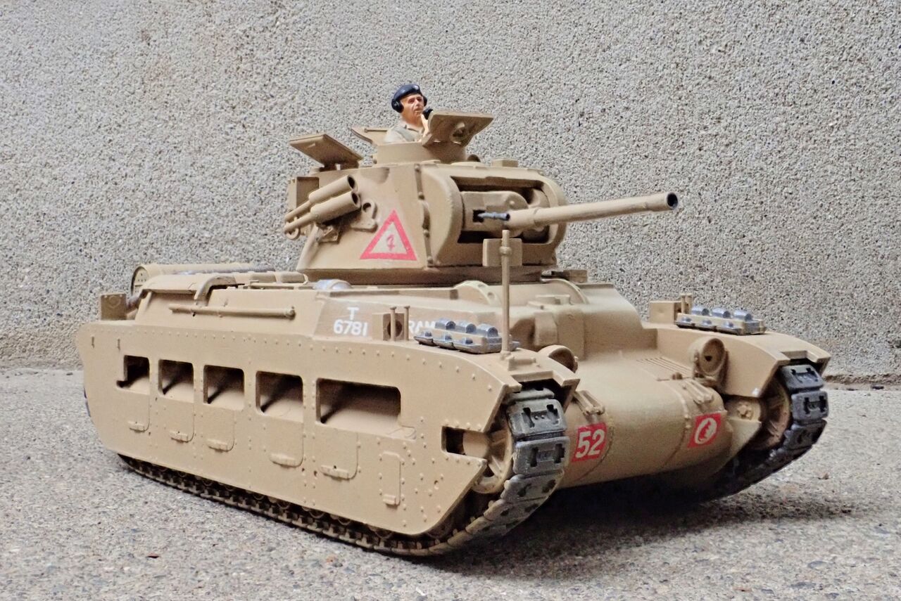 ◉マチルダ Mk.II(TAMIYA 1/35 MM24)1973年に組立・塗装 2023 ◉マチルダ Mk.II(TAMIYA 1/35 MM24)1973年に組立・塗装 2023