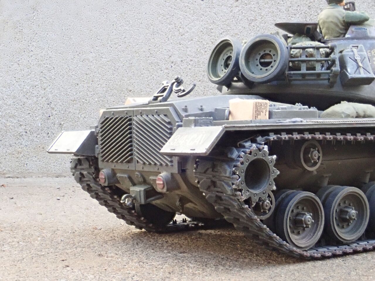 ◉M48A2パットン（MONOGRAM 1/35）1979年ごろに製作・2020年に