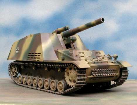 ◉フンメル自走砲(DRAGON 1/35)1990年代後半に完成 : T.M.の ◉フンメル自走砲(DRAGON 1/35)1990年代後半に完成 : T.M.の