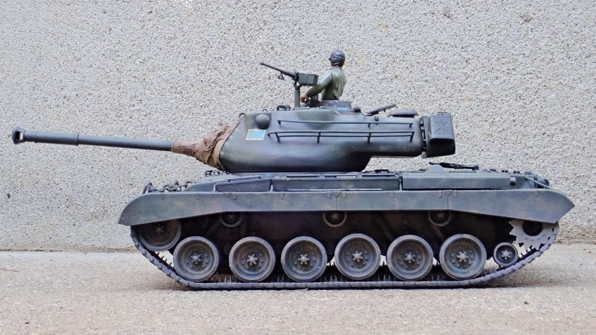 ◉M47パットン（ITALERI 1/35）1978年ごろに完成 : T.M.のプラモ