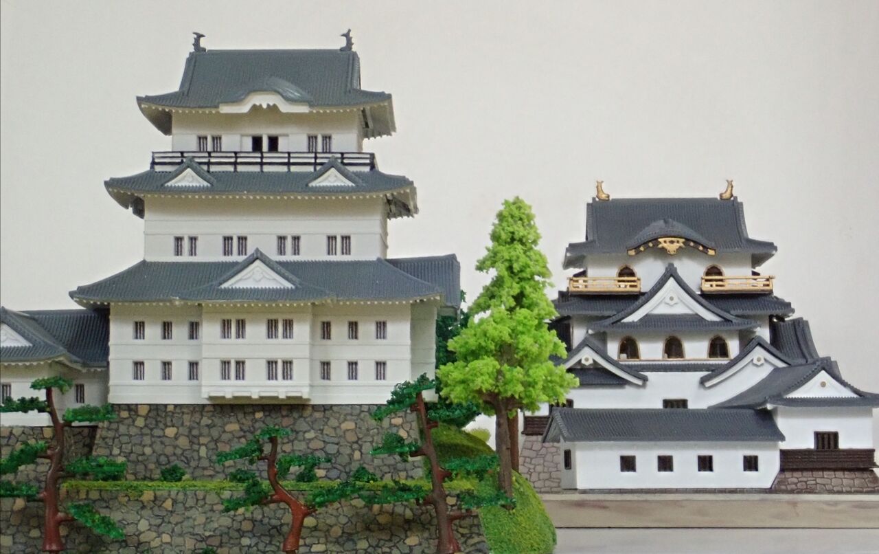 ◉小田原城( DOYUSHA 1/350) 2024年4月に54年ぶりに製作して ◉小田原城( DOYUSHA 1/350) 2024年4月に54年ぶりに製作して