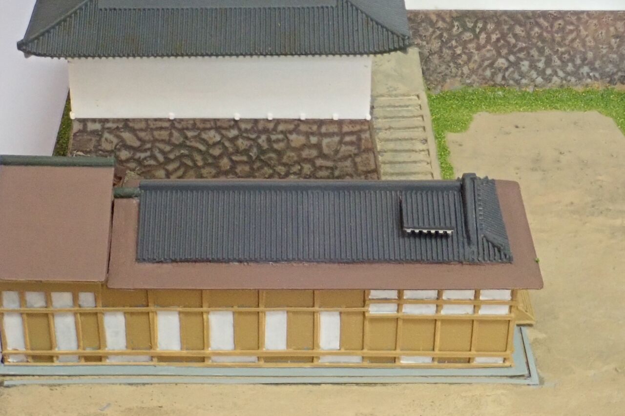 ◉大名古屋城(FUJIMI 1/300) 1980年製作・2024年2月上台所を ◉大名古屋城(FUJIMI 1/300) 1980年製作・2024年2月上台所を
