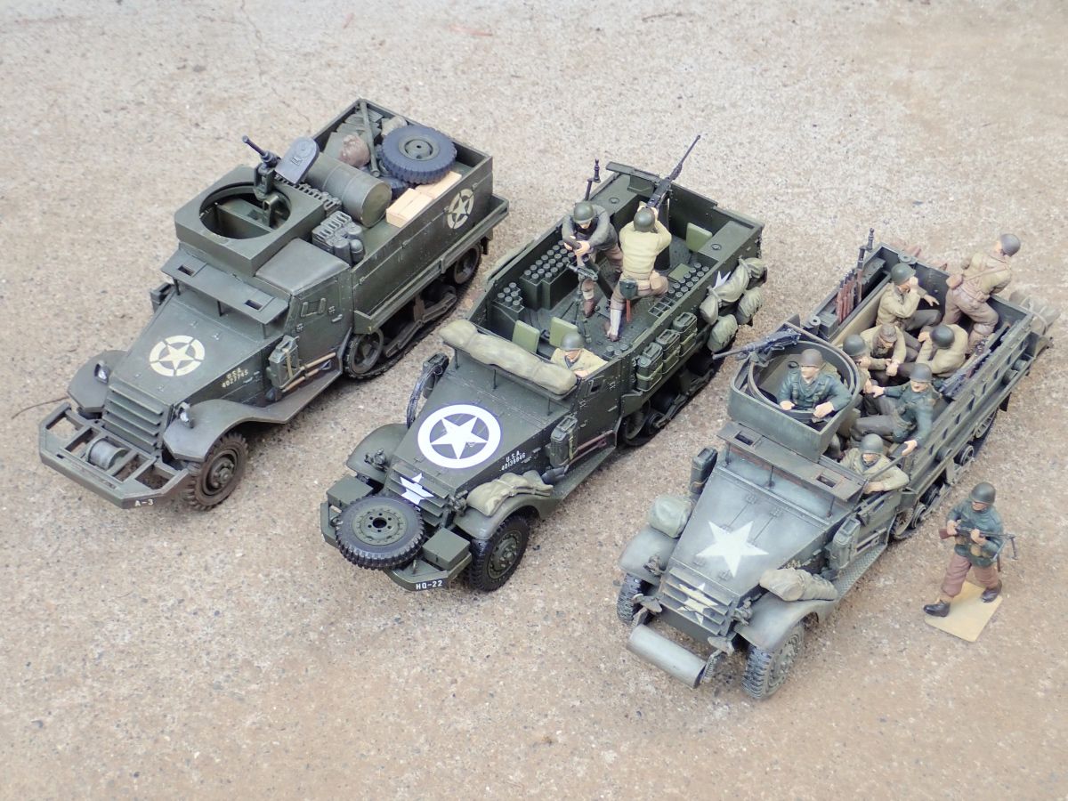 ◉M3A2ハーフトラック（TAMIYA 1/35 MM70）1976年製作&レストア : T.M.