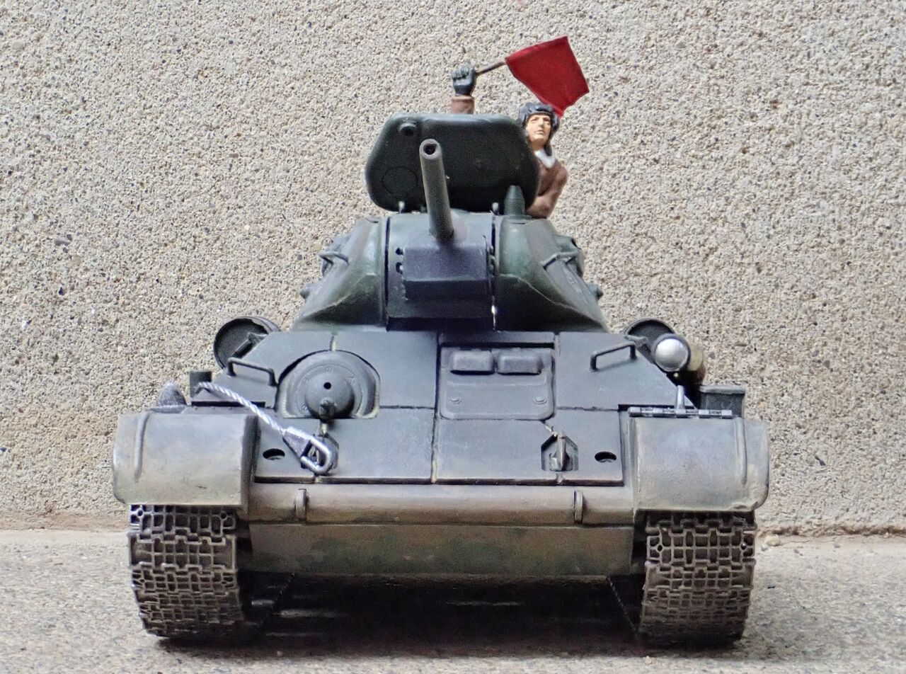◉T-34/76 1942年型(TAMIYA 1/35 MM49) 1975年3月製作・2023年 ◉T-34/76 1942年型(TAMIYA 1/35 MM49) 1975年3月製作・2023年