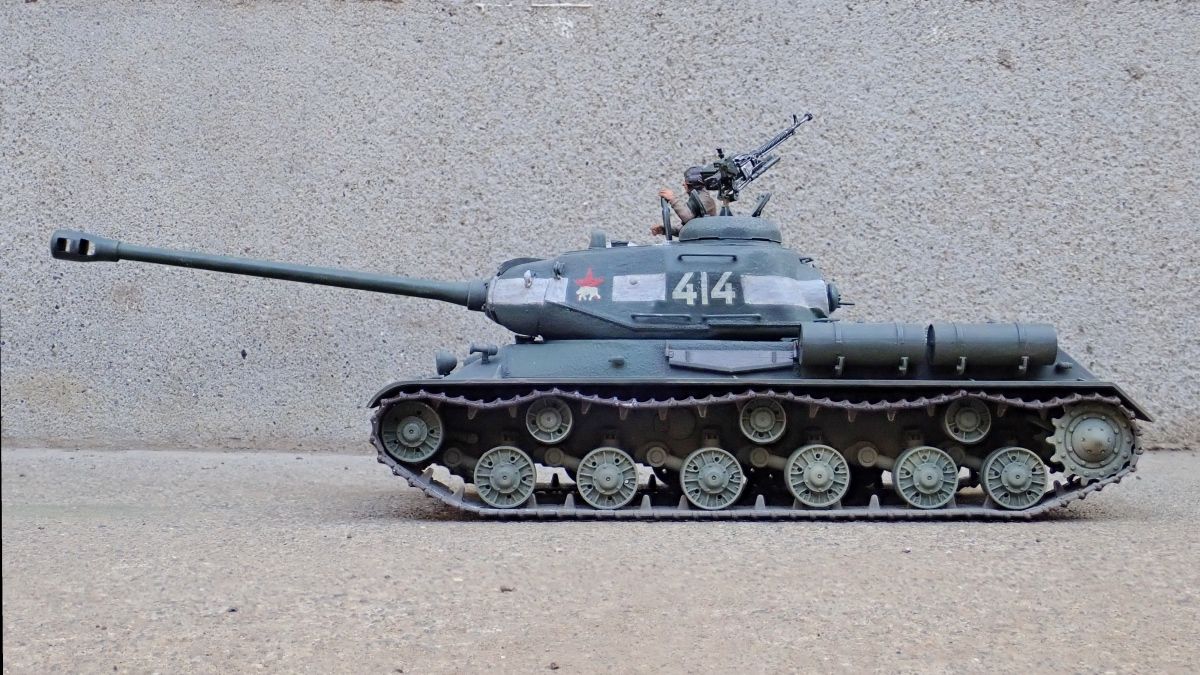 ◉JS2m（DRAGON 1/35）1990年代末に製作＆レストア : T.M.のプラモMUSEUM