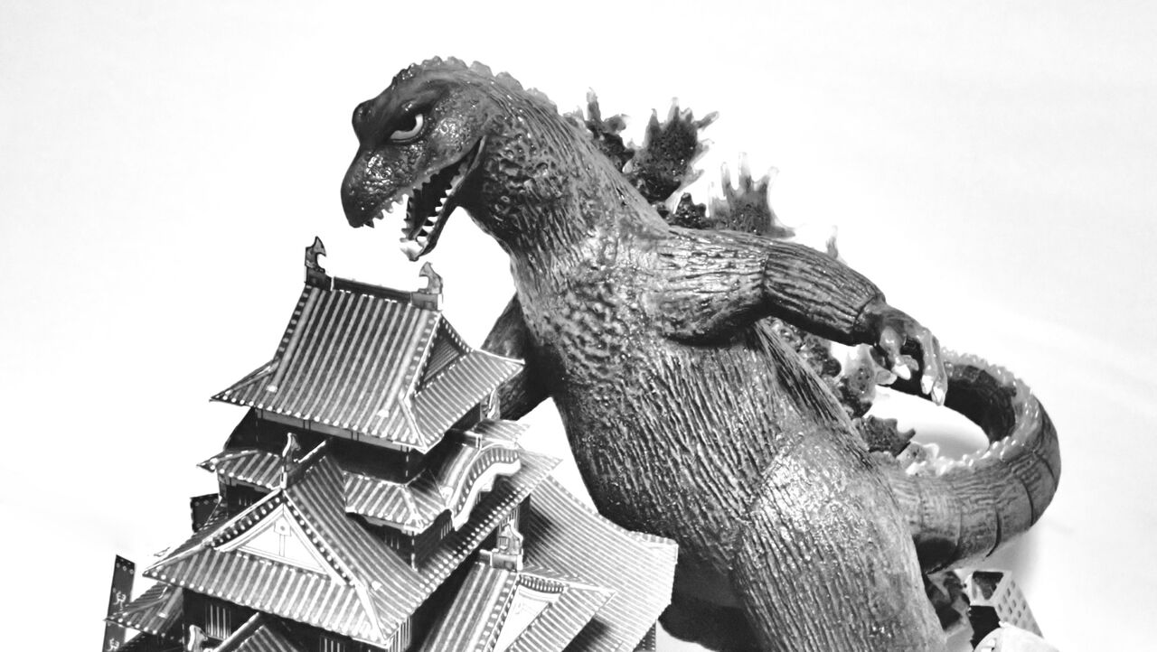 ◉GODZILLA ( MONOGRAM/AURORA 1/約230)お城や震電と ◉GODZILLA ( MONOGRAM/AURORA 1/約230)お城や震電と