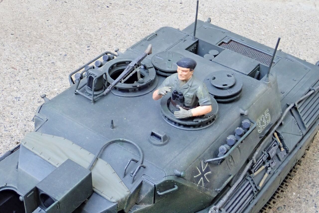 ◉レオパルト1 A4（ITALERI 1/35）1980年代後半に製作し2023年4