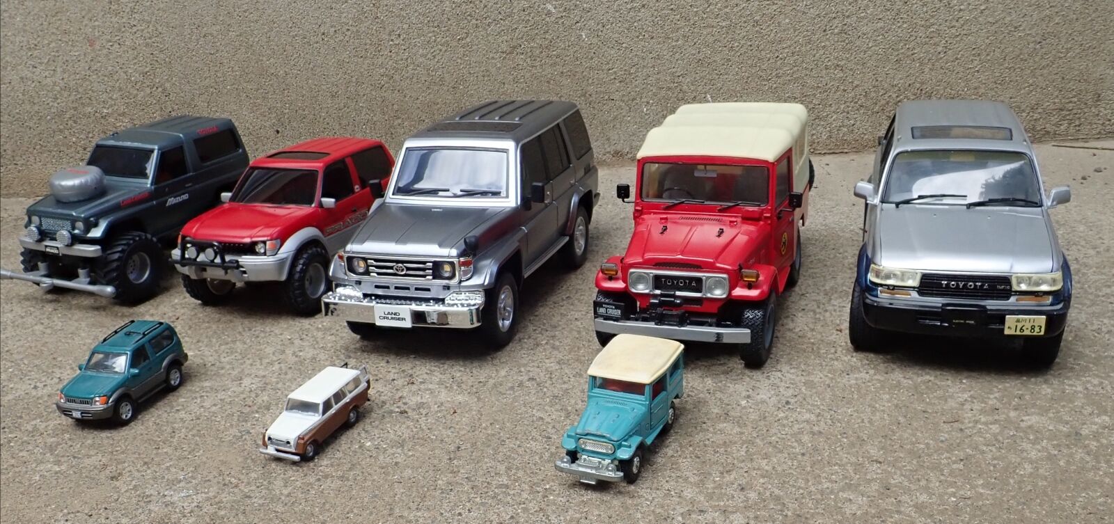 ◉ランドクルーザー 80 VX Limited（TAMIYA 1/24） 1990年代初めに製作