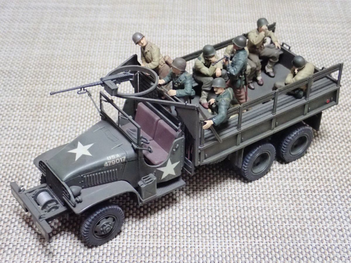 タミヤのM3A2ハーフトラックをレストアしました。 : T.M.のプラモMUSEUM