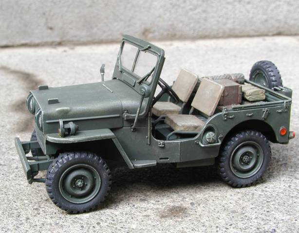◉三菱ジープCJ3B-J4A（OKUNO&TAMIYA 1/35）2004年7月完成 : T.M.の