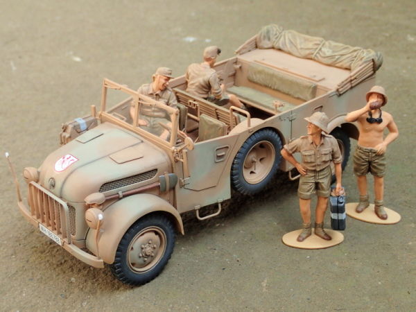 ◉シュタイヤー1500A/01 アフリカ軍団休息セット （TAMIYA 1/35