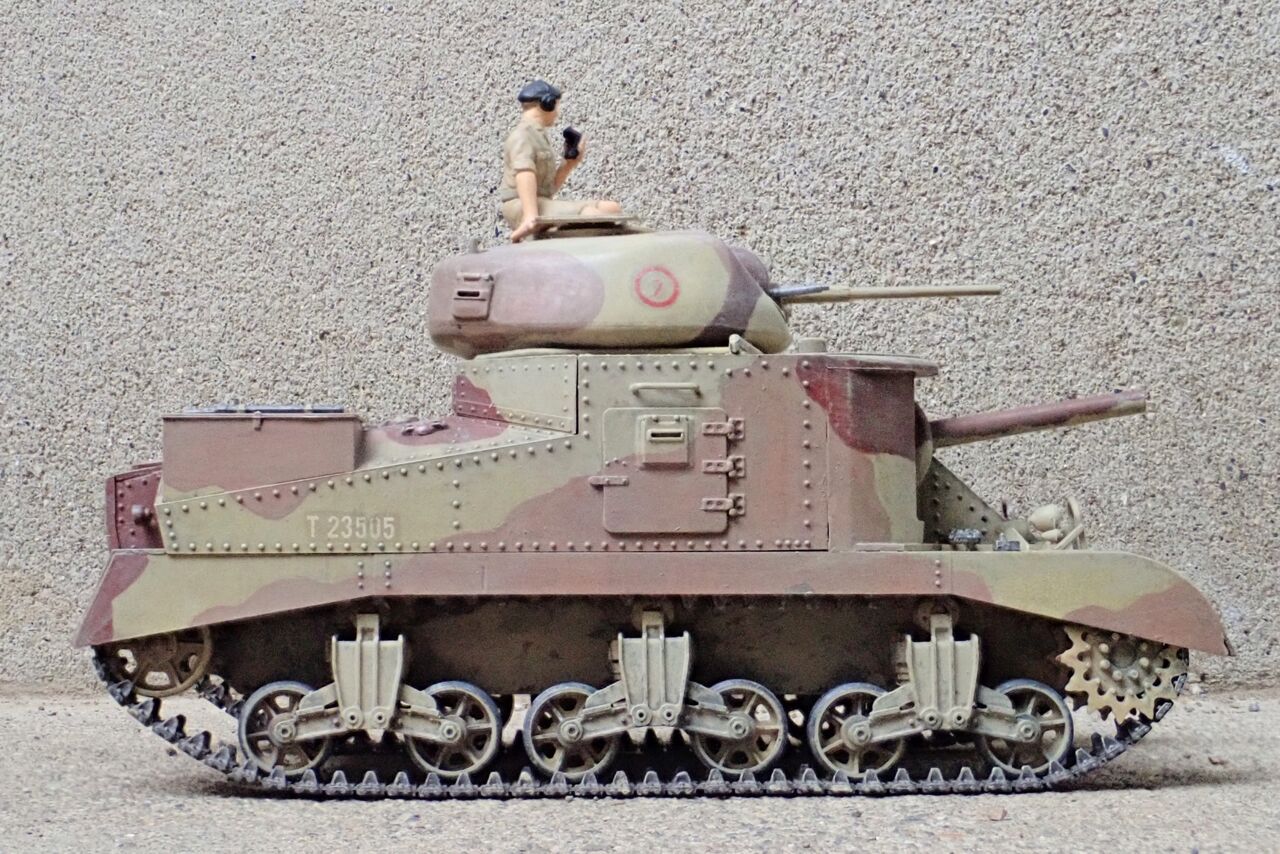 ◉M3グラント（TAMIYA 1/35 MM41） 1970年代後半に製作・2023年