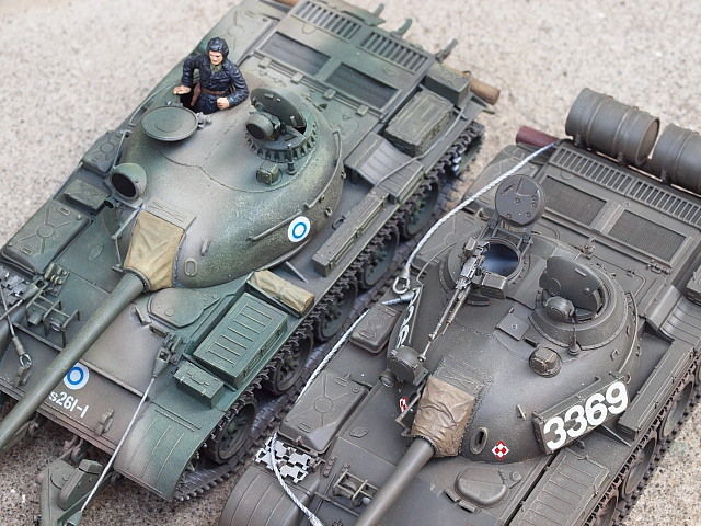 ◉T55A（TAMIYA MM257 1/35）2010年3月完成・2023年8月フィギュア完成