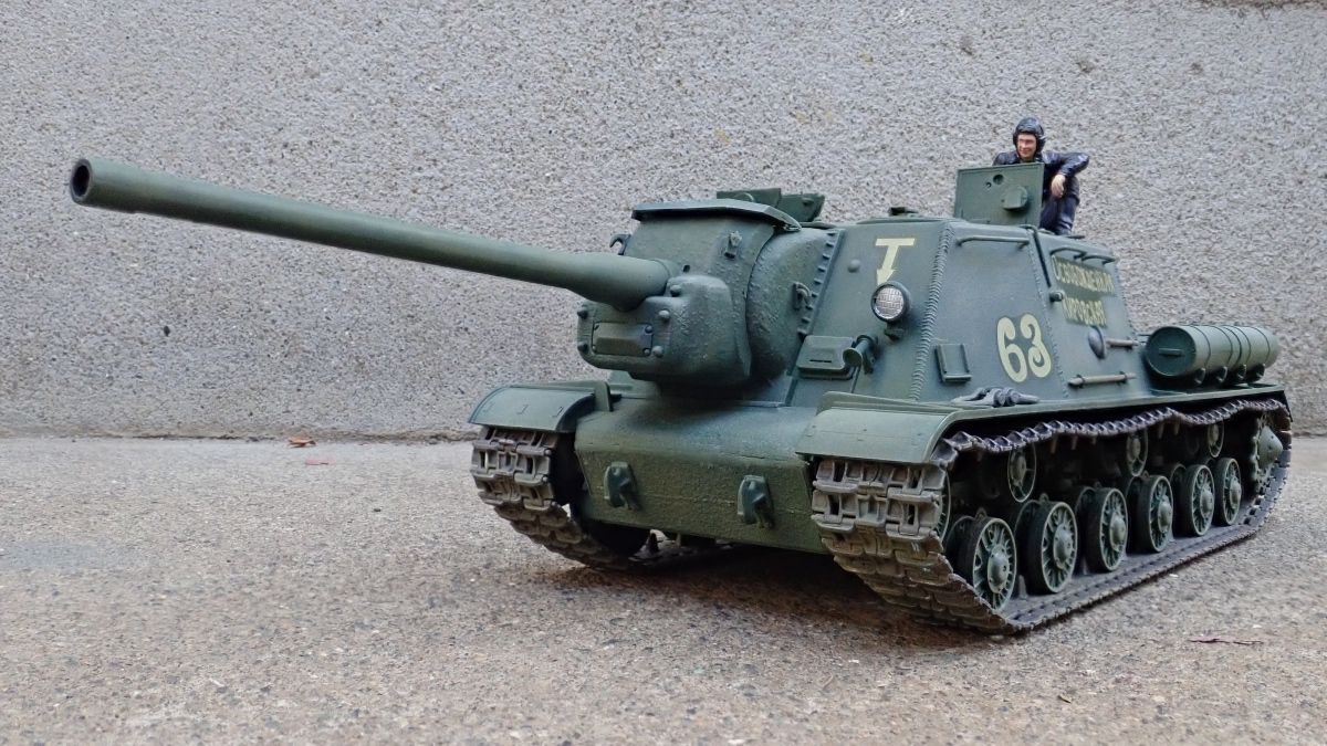 ◉JSU122(DRAGON 1/35)1990年代に製作&レストア : T.M.の ◉JSU122(DRAGON 1/35)1990年代に製作&レストア : T.M.の