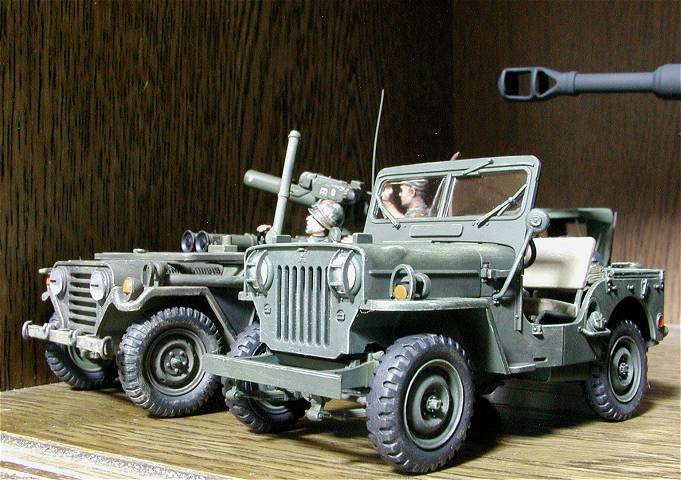 ◉三菱ジープCJ3B-J4A（OKUNO&TAMIYA 1/35）2004年7月完成 : T.M.の