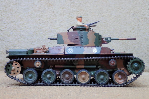 ◉九七式中戦車チハ改（TAMIYA 1/35 MM137）1987年製作 : T.M.の