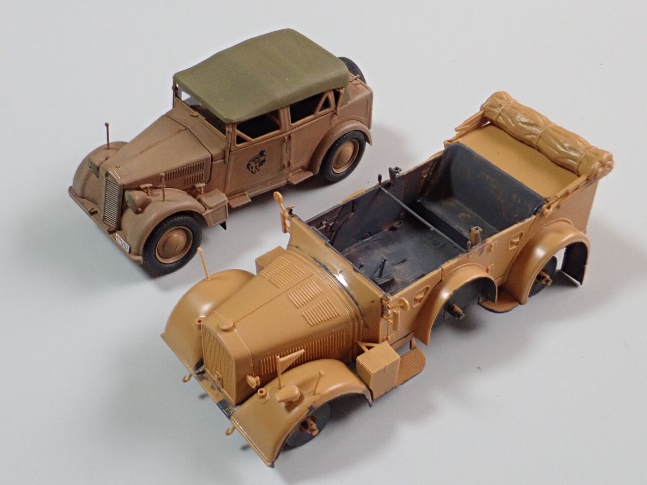 ドイツ中型軍用車ホルヒKfz.15 ◉ホルヒKfz.15（ITALERI 1/35） 1970年代