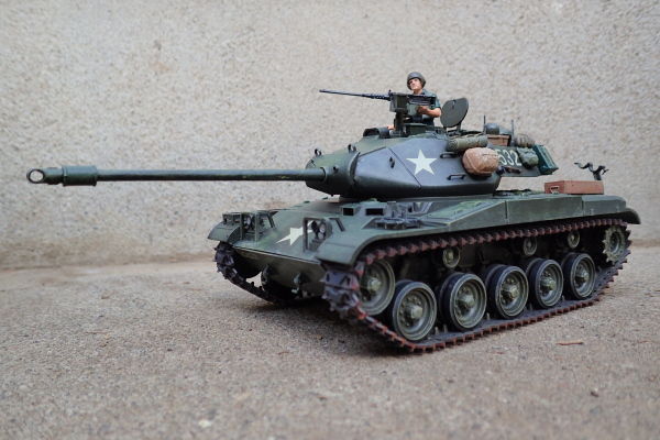 ◉M41ウォーカーブルドッグ（TAMIYA 1/35 MM55）1980年代に製作